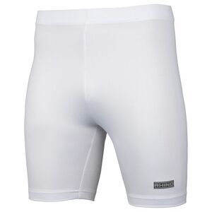 Rhino Mens Sports Base Layer Shorts / White